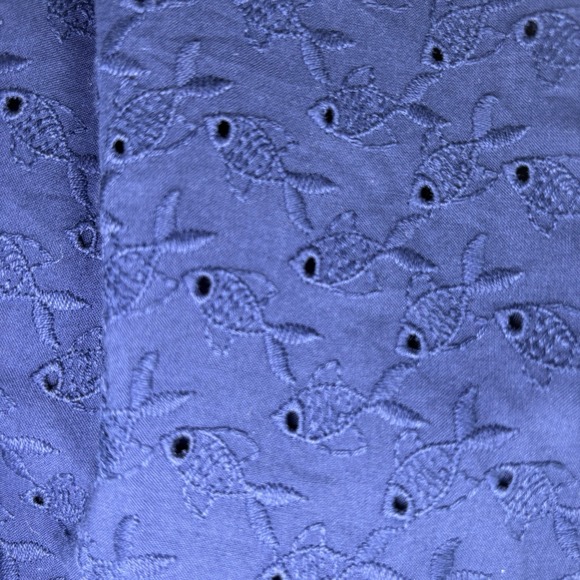 Lilly Pulitzer Cyndi Halter Dress True Navy Fishy Eyelet Size 00 $198 retail NWT - Picture 14 of 16